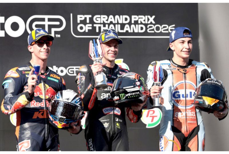 Aprilia’s Bezzecchi wins Thailand GP